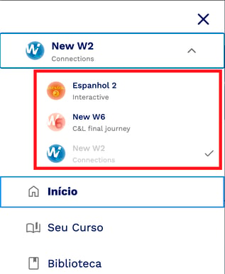lista de cursos
