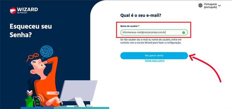 recuperar senha